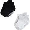 imageHudson Baby Baby Girls NonSkid NoShow SocksPink Black