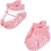 imageHudson Baby Baby Girls NonSkid NoShow SocksPink Black