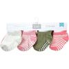 imageHudson Baby Baby Girls NonSkid NoShow SocksPink Green