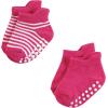imageHudson Baby Baby Girls NonSkid NoShow SocksPink Lilac