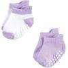 imageHudson Baby Baby Girls NonSkid NoShow SocksPink Lilac