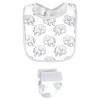 imageHudson Baby Infant Girl Cotton Bib and Sock Set So Loved Roses One SizeLittle Peanut