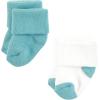imageHudson Baby Unisex Baby Cotton Rich Newborn and Terry Socks Blue Sage Stripe 06 MonthsBlue Green Heel Toe