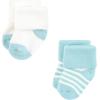 imageHudson Baby Unisex Baby Cotton Rich Newborn and Terry Socks Blue Sage Stripe 06 MonthsBoy Asst Stars