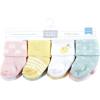 imageHudson Baby Unisex Baby Cotton Rich Newborn and Terry Socks Blue Sage Stripe 06 MonthsLemon Daisy