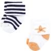 imageHudson Baby Unisex Baby Cotton Rich Newborn and Terry Socks Blue Sage Stripe 06 MonthsSea Characters