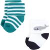 imageHudson Baby Unisex Baby Cotton Rich Newborn and Terry Socks Blue Sage Stripe 06 MonthsSea Characters