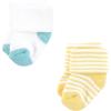 imageHudson Baby Unisex Baby Cotton Rich Newborn and Terry Socks Blue Sage Stripe 06 MonthsSunshine and Clouds