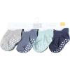imageHudson Baby Unisex Baby NonSkid NoShow SocksBlue Gray Teal