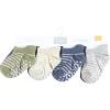 imageHudson Baby Unisex Baby NonSkid NoShow SocksBoy Asst Stripes
