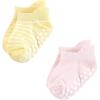 imageHudson Baby Unisex Baby NonSkid NoShow SocksGirl Asst Stripes