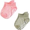 imageHudson Baby Unisex Baby NonSkid NoShow SocksGirl Asst Stripes