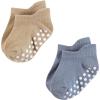 imageHudson Baby Unisex Baby NonSkid NoShow SocksNavy Neutrals