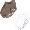 imageHudson Baby Unisex Baby NonSkid NoShow SocksNavy Neutrals