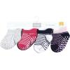 imageHudson Baby Unisex Baby NonSkid NoShow SocksPink Navy Stripe