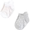 imageHudson Baby Unisex Baby NonSkid NoShow SocksSoft Pink Dot Stripe