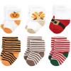 imageHudson Baby Baby Boys Holiday Newborn Terry SocksHalloween Christmas