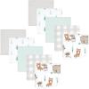 imageHudson Baby Unisex Baby Flannel Washcloths Boy Woodland Pals 12Pk One SizeNeutral Woodland Pals 10pk