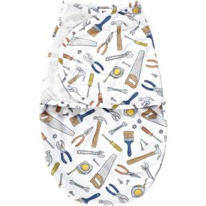 imageHudson Baby Unisex Baby Plush Faux Fur Swaddle WrapConstruction Work