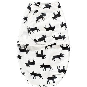 imageHudson Baby Unisex Baby Plush Faux Fur Swaddle WrapMoose