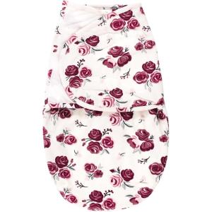 imageHudson Baby Unisex Baby Plush Faux Fur Swaddle WrapRose