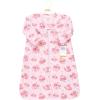 imageHudson Baby Infant Girls Long Sleeve Plush Faux Fur Sleeping Bag Wearable BlanketBlush Rose