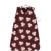 imageHudson Baby Infant Girls Long Sleeve Plush Faux Fur Sleeping Bag Wearable BlanketBurgundy Floral