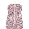 imageHudson Baby Infant Girls Long Sleeve Plush Faux Fur Sleeping Bag Wearable BlanketPink Blue Pretty Floral