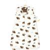 imageHudson Baby Infant Girls Long Sleeve Plush Faux Fur Sleeping Bag Wearable BlanketWild Buffalo