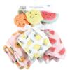 imageHudson Baby Unisex Baby Animal Face Security Blanket One SizeFruits