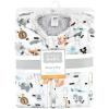 imageHudson Baby Unisex Baby Mink with Sherpa Inner Sleeping Bag Sack Blanket Pink Floral 06 MonthsAlphabet Animals