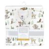 imageHudson Baby Unisex Baby Premium Quilted Sleeveless Sleeping Bag and Wearable Blanket Boy Farm Animals 1824 MonthsForest Animals