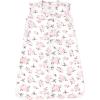 imageHudson Baby Infant Girls Plush Faux Fur Sleeping Bag Wearable BlanketNeutral Pink Floral