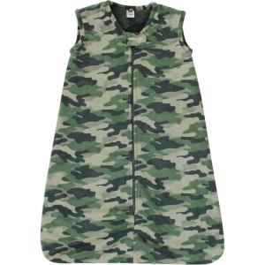 imageHudson Baby Infant Girls Long Sleeve Plush Faux Fur Sleeping Bag Wearable BlanketCamo