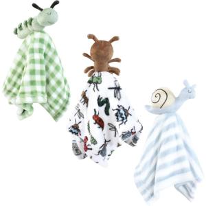 imageHudson Baby Unisex Baby Animal Face Security Blanket One SizeBugs