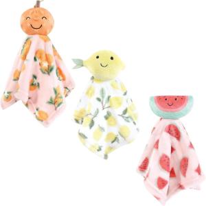 imageHudson Baby Unisex Baby Animal Face Security Blanket One SizeFruits