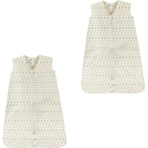 imageHudson Baby Unisex Baby Cotton Sleeveless Wearable Sleeping BagAztec 2pack