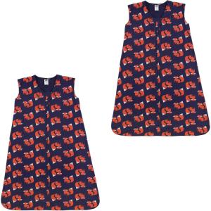 imageHudson Baby Unisex Baby Cotton Sleeveless Wearable Sleeping BagFox 2pack