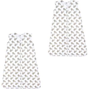 imageHudson Baby Unisex Baby Cotton Sleeveless Wearable Sleeping BagLions 2pack