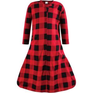 imageHudson Baby Unisex Baby Long Sleeve Cotton Jersey Sleeping BagBuffalo Plaid