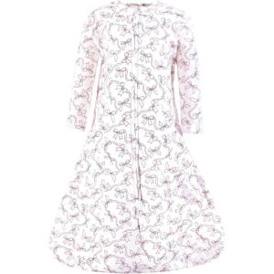 imageHudson Baby Unisex Baby Long Sleeve Cotton Jersey Sleeping BagPink Bows
