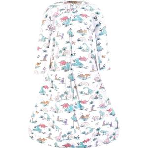imageHudson Baby Unisex Baby Long Sleeve Cotton Jersey Sleeping BagPink Dinosaur Adventures
