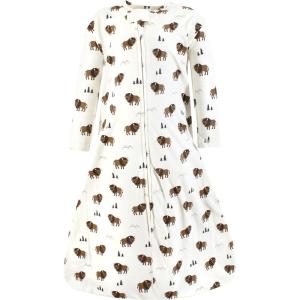 imageHudson Baby Unisex Baby Long Sleeve Cotton Jersey Sleeping BagWild Buffalo