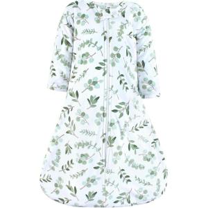 imageHudson Baby Unisex Baby Long Sleeve Plush Faux Fur Sleeping Bag Wearable BlanketEucalyptus