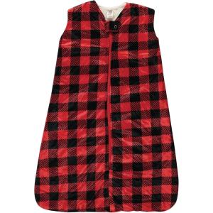 imageHudson Baby Unisex Baby Mink with Sherpa Inner Sleeping Bag Sack Blanket Pink Floral 06 MonthsBuffalo Plaid