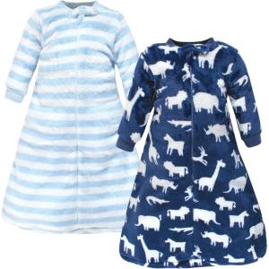 imageHudson Baby Unisex Baby Plush LongSleeve Sleeping Bag Sack Blanket Camping 09 MonthsSafari Silhouette
