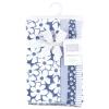 imageHudson Baby Unisex Baby Cotton Flannel Burp Cloths 4Pack Blue Cosmos One SizeBlue Cosmos