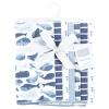 imageHudson Baby Unisex Baby Cotton Flannel Burp Cloths 7Pack Multi Color Boy Elephant One SizeCute Whales
