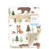 imageHudson Baby Unisex Baby Plush Blanket with Furry Binding and Back One SizeForest Animals