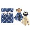imagePlush Blanket with Security Blankets 2PackBoy MonkeyBoy Owl